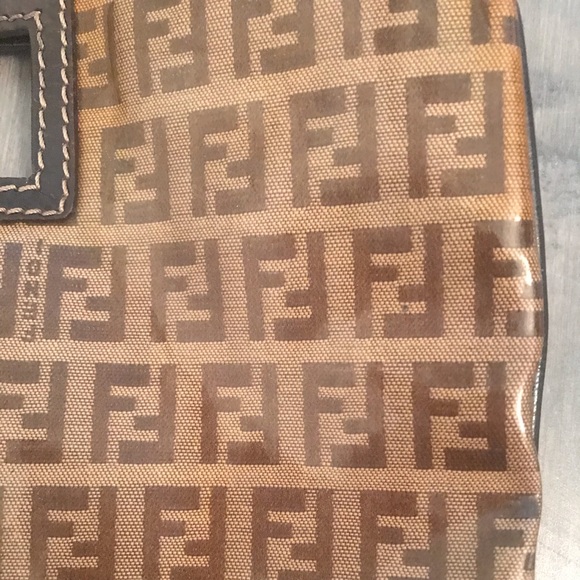 AUTHENTIC FENDI FF BAG 11” x 10.5” - Picture 10 of 13